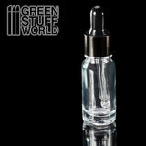 Green Stuff World Empty Glass Jar With Pipette Green Stuff World PAINT, BRUSHES & SUPPLIES
