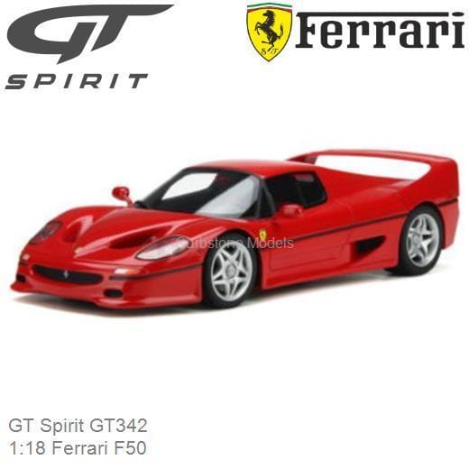 GT Spirit 1/18 Ferrari F50 1995 Rosso Corsa - Hobbytech Toys