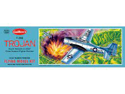 Guillows 901 1/30 T-28 Trojan Wood Model Kit - Hobbytech Toys