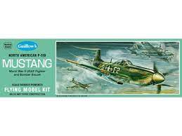 Guillows 905 1/25 P-51D Mustang Wood Model Kit - Hobbytech Toys