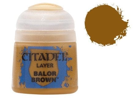 GW 22-43 Citadel Layer Balor Brown Games Workshop PAINT, BRUSHES & SUPPLIES
