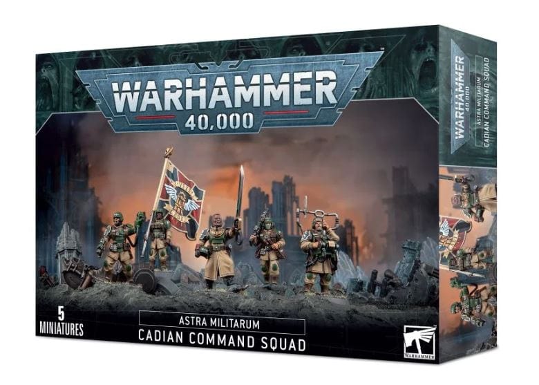 GW 47-09 Astra Militarum: Cadian Command Squad - Hobbytech Toys