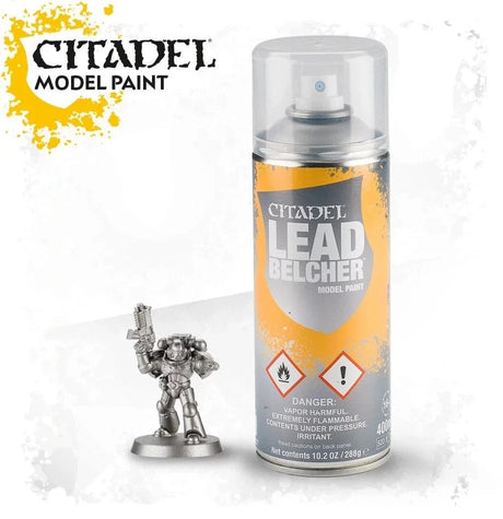 GW 62-24 Citadel Spray Paint: Leadbelcher - Hobbytech Toys