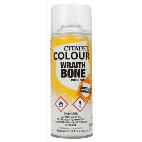 GW 62-33 Citadel Spray Paint: Wraithbone (400ml) - Hobbytech Toys