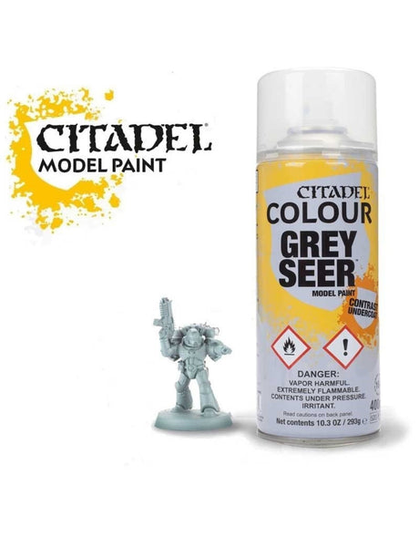 GW 62-34 Citadel Spray Paint: Grey Seer - Hobbytech Toys