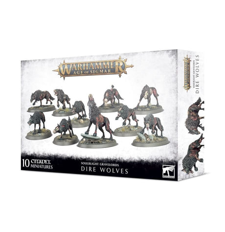 GW 91-45 Soulblight Gravelords Dire Wolves Games Workshop GAMES WORKSHOP