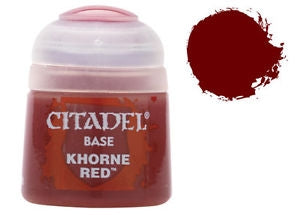 GW 21-04 Citadel Base Khorne Red Games Workshop PAINT, BRUSHES & SUPPLIES