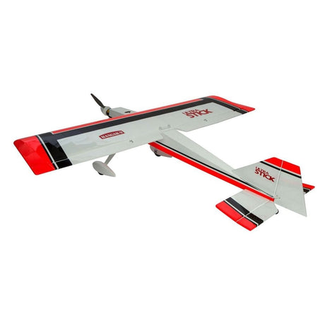 Hangar 9 Ultra Stick 10cc RC Plane ARF, a versatile and aerodynamic model aircraft with a sleek red and grey design.