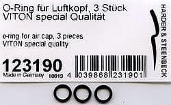 Harder And Steenbeck O-Ring For Air Cap Unit (3pcs) [123190]