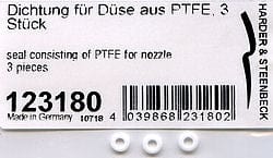 Harder And Steenbeck Seal Consisting Of Ptfe For Nozzle Unit 3 Pcs