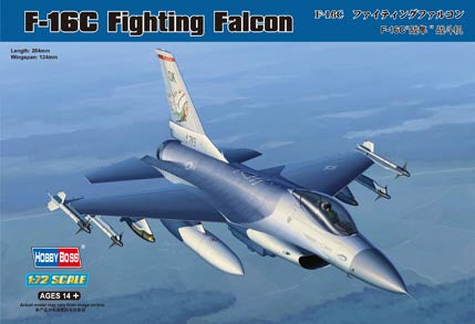Hobby Boss 1/72 F-16C Fighting Falcon - Hobbytech Toys