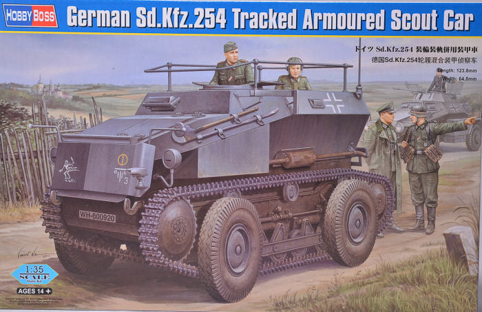 Hobby Boss 1/35 German Sd.Kfz.254 Tracked Armoured Scout Car Hobby Boss PLASTIC MODELS