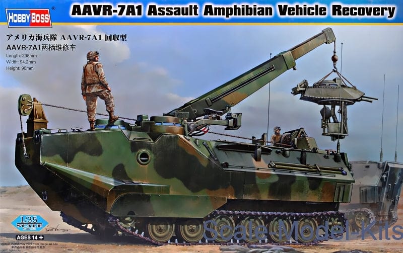 Hobby Boss 1/35 Aavr-7A1 Assault Amphibian Vehicle Hobby Boss PLASTIC MODELS