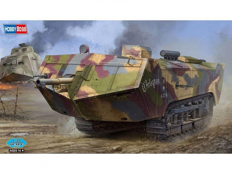 Hobby Boss 1/35 French Saint-Chamond Heavy Tank Hobby Boss PLASTIC MODELS