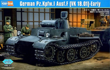 Hobby Boss 1/35 German Pzkpfw.I Ausf.F (Vk1801)-Ear Hobby Boss PLASTIC MODELS