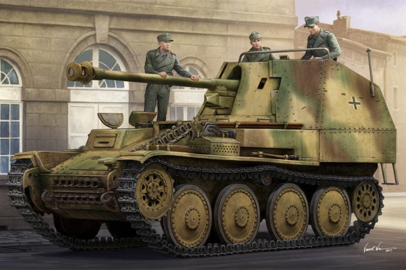 Hobby Boss 1/35 Marder Iii Ausf.M Tank Destroyer Sd.Kfz.138 Hobby Boss PLASTIC MODELS