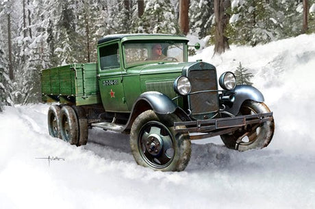 Hobby Boss 1/35 Soviet Gaz-Aaa Cargo Truck Hobby Boss PLASTIC MODELS