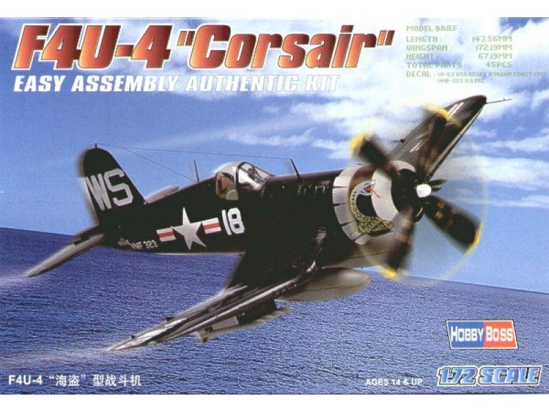 Hobby Boss 1/72 80218 F4U-4 Corsair Hobby Boss PLASTIC MODELS