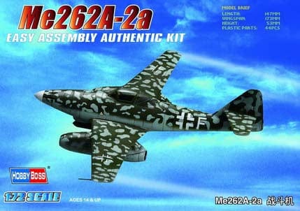 Hobby Boss 1/72 80248 Me262A-2A Hobby Boss PLASTIC MODELS