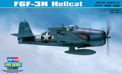 Hobby Boss 80340 1/48 F6F-3N Hellcat Hobby Boss PLASTIC MODELS