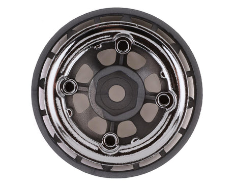 Hobby Plus 240066 Internal Bead Lock Wheel Set (Chrome) - Hobbytech Toys