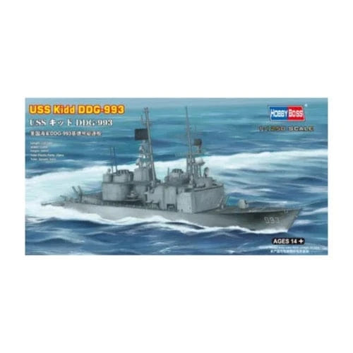 HobbyBoss 1/1250 Kidd DDG-993 Plastic Model Kit [82507] - Hobbytech Toys