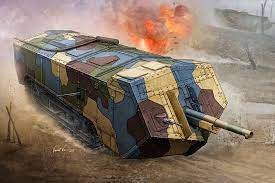 HobbyBoss 1/35 French Saint-Chamond Heavy Tank - Medium Plastic Model Kit [83859] - Hobbytech Toys