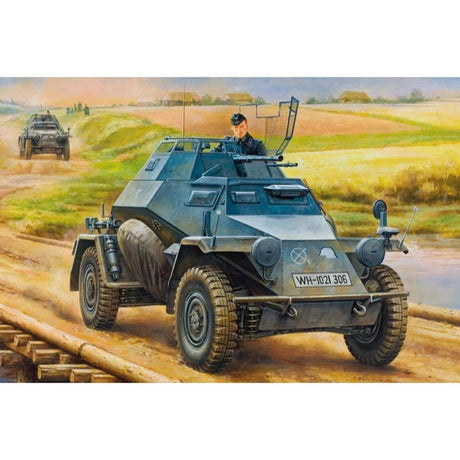 HobbyBoss 1/35 German Leichter Panzerspahwagen(2cm) Mid Version Plastic Model Kit [80149] - Hobbytech Toys
