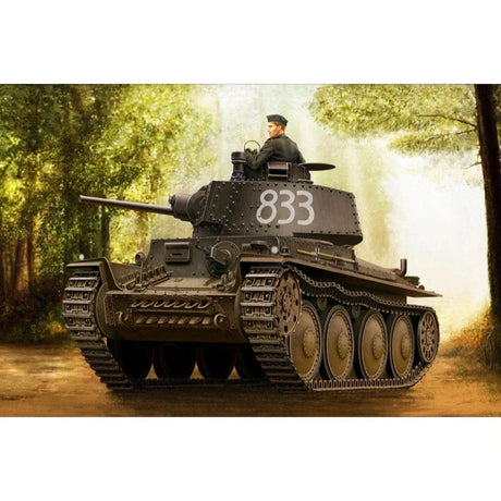 HobbyBoss 1/35 German Panzer Kpfw.38(t) Ausf.E/F Plastic Model Kit [80136] - Hobbytech Toys