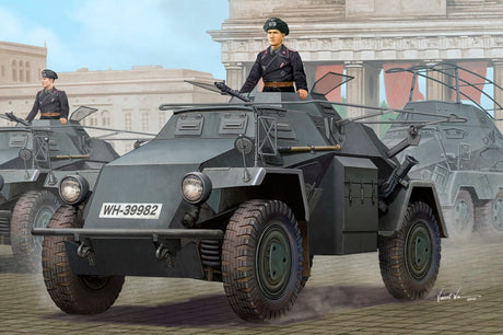 HobbyBoss 1/35 German Sd.Kfz.223 Leichter Panzerspahwagen (1st Series) Plastic Model Kit [83817] - Hobbytech Toys