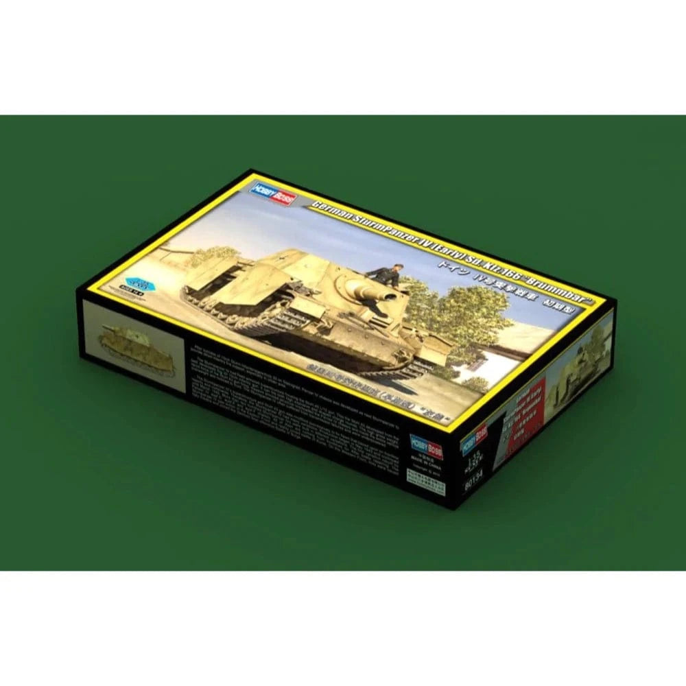 HobbyBoss 1/35 German SturmPanzer IV early Sd. Kfz.166 Brummbar Plastic Model Kit [80134] - Hobbytech Toys
