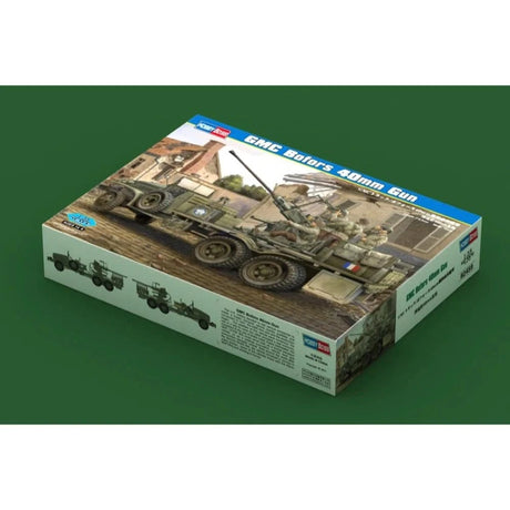 HobbyBoss 1/35 GMC Bofors 40mm Gun Plastic Model Kit [82459] - Hobbytech Toys