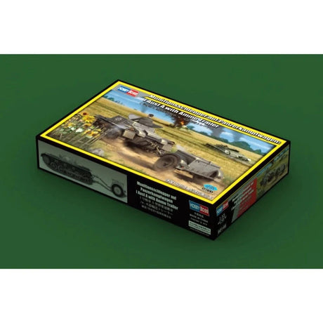 HobbyBoss 1/35 Munitionsschlepper auf Panzerkampfwagen I Ausf A with Ammo Trailer Model Kit [80146] - Hobbytech Toys