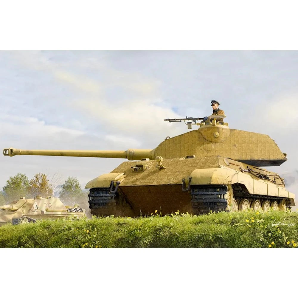 HobbyBoss 1/35 Pz.Kpfw.VI Sd.Kfz.182 Tiger II (Porsche Early prod. Fgst.Nr.280009) Model Kit [84558] - Hobbytech Toys