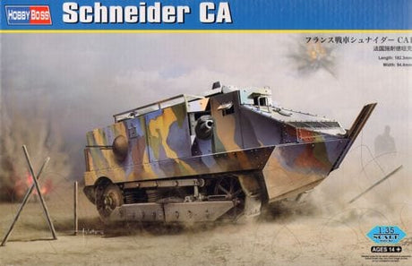 HobbyBoss 1/35 Schneider CA - Early Plastic Model Kit [83861] - Hobbytech Toys