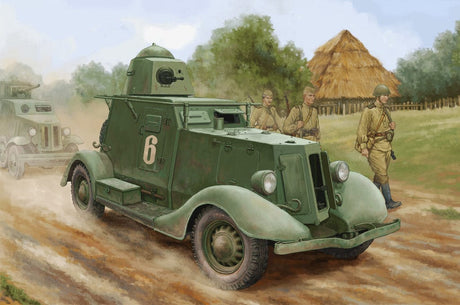 HobbyBoss 1/35 Soviet BA-20 Armored Car Mod.1937 Plastic Model Kit [83882] - Hobbytech Toys