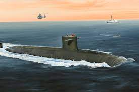 HobbyBoss 1/350 French Navy Le Triomphant SSBN Plastic Model Kit [83519] - Hobbytech Toys