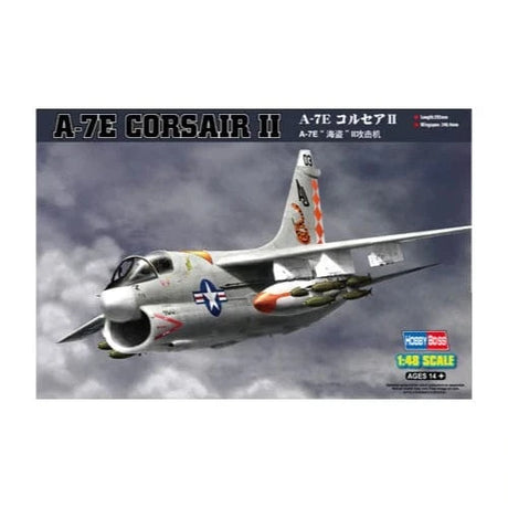HobbyBoss 1/48 A-7E Corsair II Plastic Model Kit [80345] - Hobbytech Toys