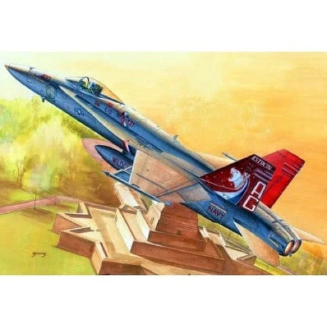 HobbyBoss 1/48 F/A-18C HORNET Plastic Model Kit [80321] - Hobbytech Toys