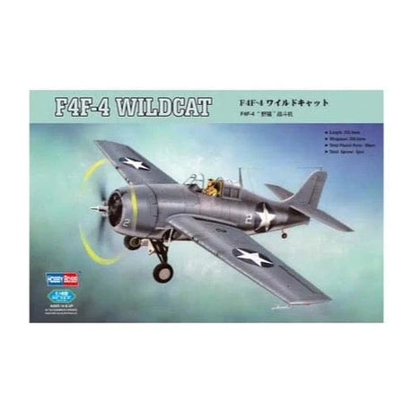 HobbyBoss 1/48 F4F-4 Wildcat Fighter Plastic Model Kit [80328] - Hobbytech Toys