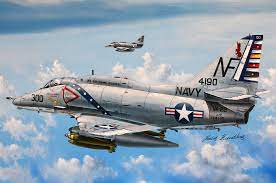 HobbyBoss 1/72 A-4F Sky Hawk Plastic Model Kit [87255] - Hobbytech Toys