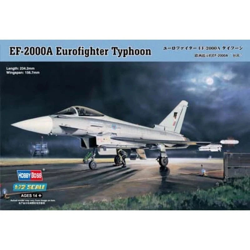 HobbyBoss 1/72 EF-2000A Eurofighter Typhoon Plastic Model Kit [80264] - Hobbytech Toys