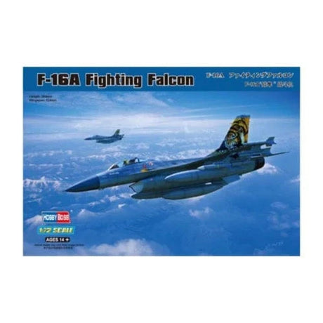 HobbyBoss 1/72 F-16A Fighting Falcon Plastic Model Kit [80272] - Hobbytech Toys