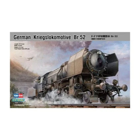 HobbyBoss 1/72 German Kriegslokomotive BR-52 Plastic Model Kit [82901] - Hobbytech Toys