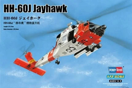 HobbyBoss 1/72 HH-60J Jayhawk Plastic Model Kit [87235] - Hobbytech Toys