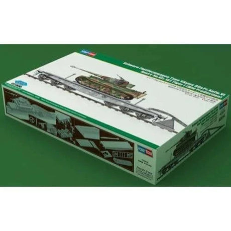HobbyBoss 1/72 Schwere Plattformwagen Type SSyms 80&Pz.Kpfw.VI Ausf.E Sd.Kfz.181 Tiger I(Mid)[82934] - Hobbytech Toys