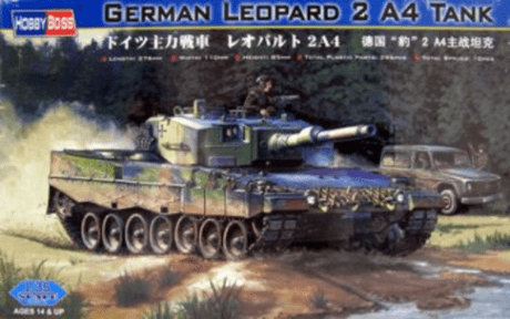 HobbyBoss 1/35 German Leopard 2 A4 tank Plastic Model Kit [82401] - Hobbytech Toys