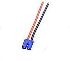 Hobbytech EC3 Female Plug With 100mm 14awg Lead (1pc) - Hobbytech Toys
