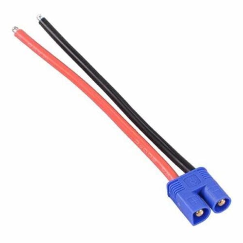 Hobbytech EC3 Male Plug With 100mm 14awg Lead (1pc) - Hobbytech Toys