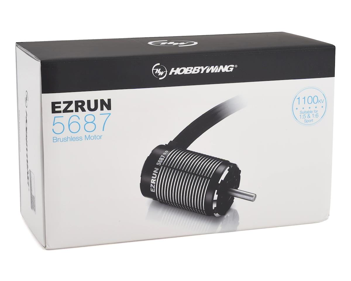 Hobbywing EZRUN 5687SL 4-Pole 1/5 Scale Sensorless Brushless Motor (1100kV) - Hobbytech Toys